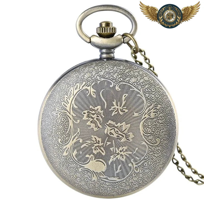 L'Amulette Victorienne – Montre Gousset Full Hunter Illustrée Quartz - Vue 9 - Gousset-heritage
