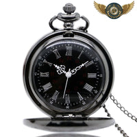 L'Anthracite - Montre Gousset Steampunk Demi-Chasseur Quartz - Gousset-heritage