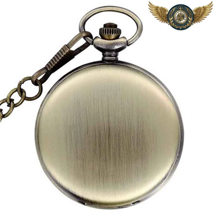 L'Antique - Montre de Poche Full Hunter Bronze Patiné Quartz - Vue 1 - Gousset-heritage