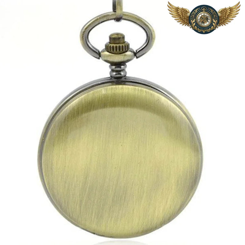 L'Antique | Montre Gousset Double Chasseur Squelette Bronze - Vue 3 - Gousset-heritage