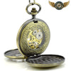 L'Antique | Montre Gousset Double Chasseur Squelette Bronze - Vue 4 - Gousset-heritage