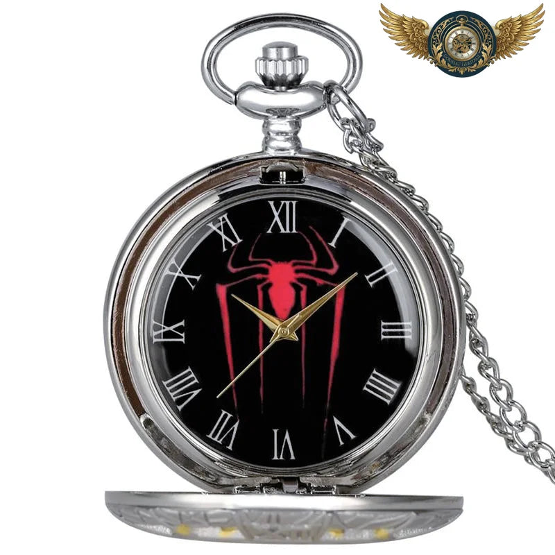 L'Arachnéen - Montre Gousset Steampunk Demi-Chasseur à Quartz