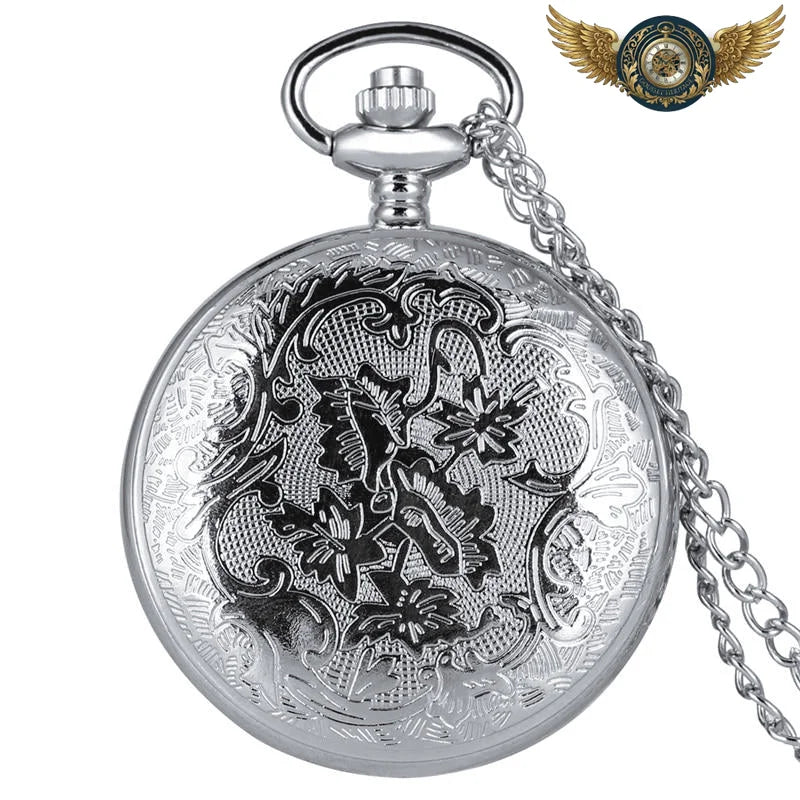 L'Arachnéen - Montre Gousset Steampunk Demi-Chasseur à Quartz - Vue 3 - Gousset-heritage