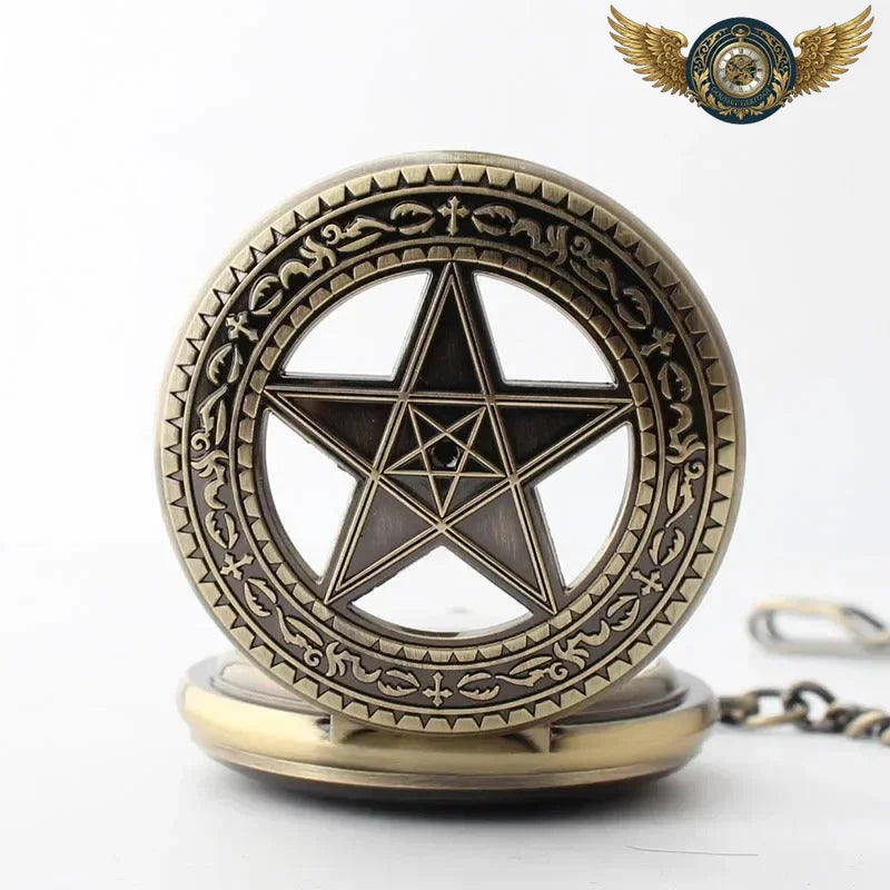 L'Arcane - Montre de Poche Mécanique Steampunk Bronze - Vue 7 - Gousset-heritage