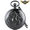 L'Arcane Nocturne - Montre Gousset Noir Gravé Quartz Unisexe - Vue 2 - Gousset-heritage