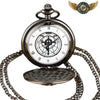 L'Arcane Nocturne - Montre Gousset Noir Gravé Quartz Unisexe - Vue 3 - Gousset-heritage