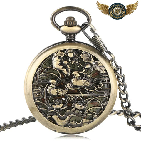 L'Archétype - Automatique Squelette Bronze Antique - bronze - Gousset-heritage