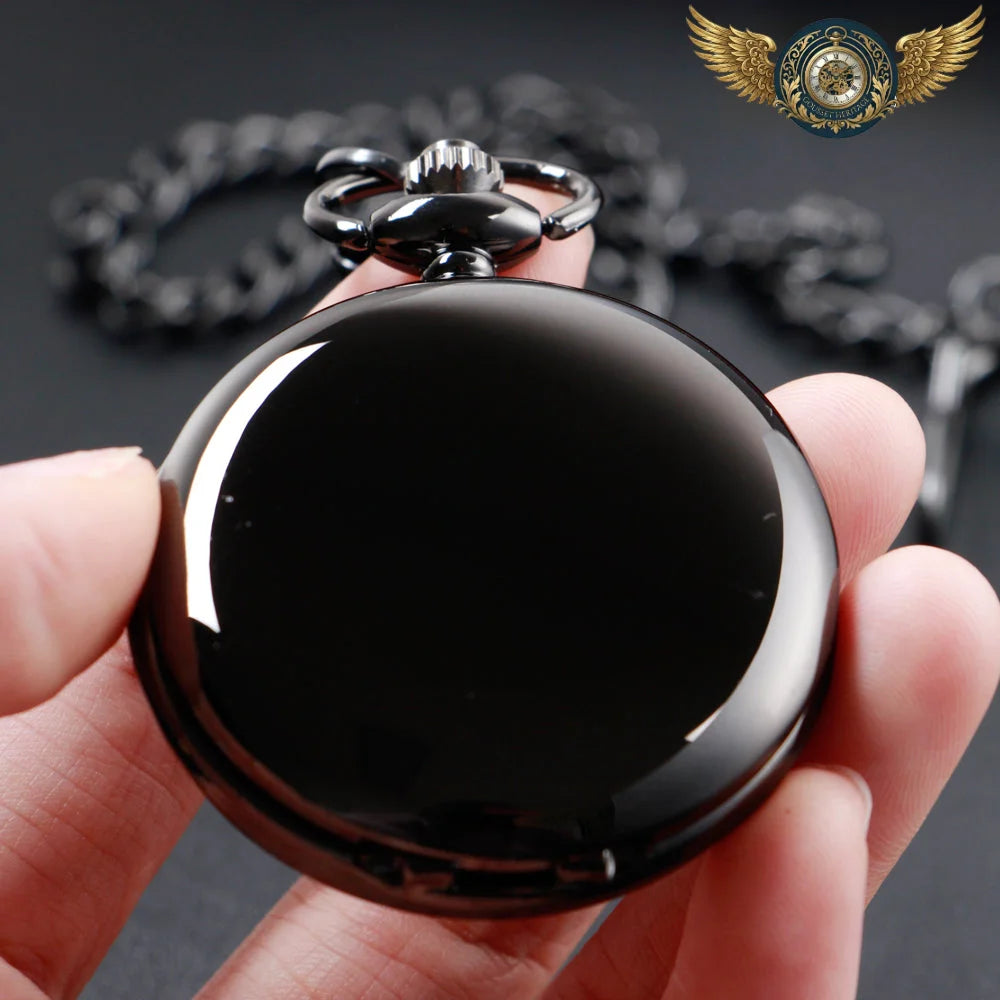 L'Archétype - Montre Gousset Chasseur Acier Poli Précision Quartz - Vue 3 - Gousset-heritage