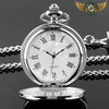 L'Archétype - Montre de Poche Chasseur Nacre Index Romain Quartz - Silver - Gousset-heritage