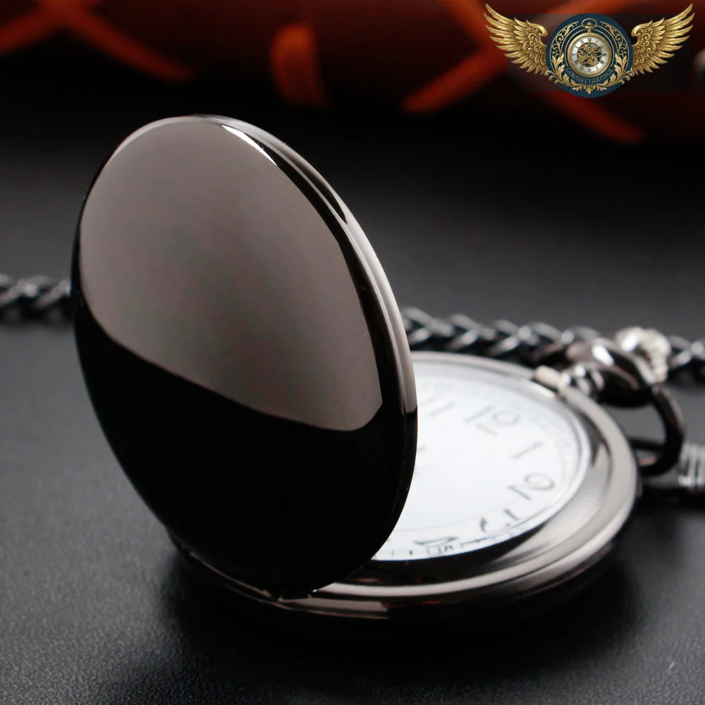 L'Archétype Classique - Montre Gousset Chasseur Acier Poli Quartz - Vue 11 - Gousset-heritage