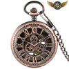 L'Archimède | Montre de Poche Squelette Mécanique Cuivrée - Vue 1 - Gousset-heritage