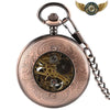 L'Archimède | Montre de Poche Squelette Mécanique Cuivrée - Vue 3 - Gousset-heritage