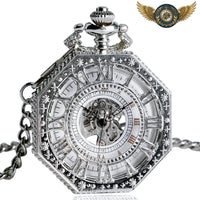 L'Architecte - Montre Gousset Demi-Chasseur Octogonale Gravée - Gousset-heritage