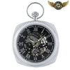 L'Architecte - Montre Gousset Mécanique Squelette 45mm - Argent - Gousset-heritage