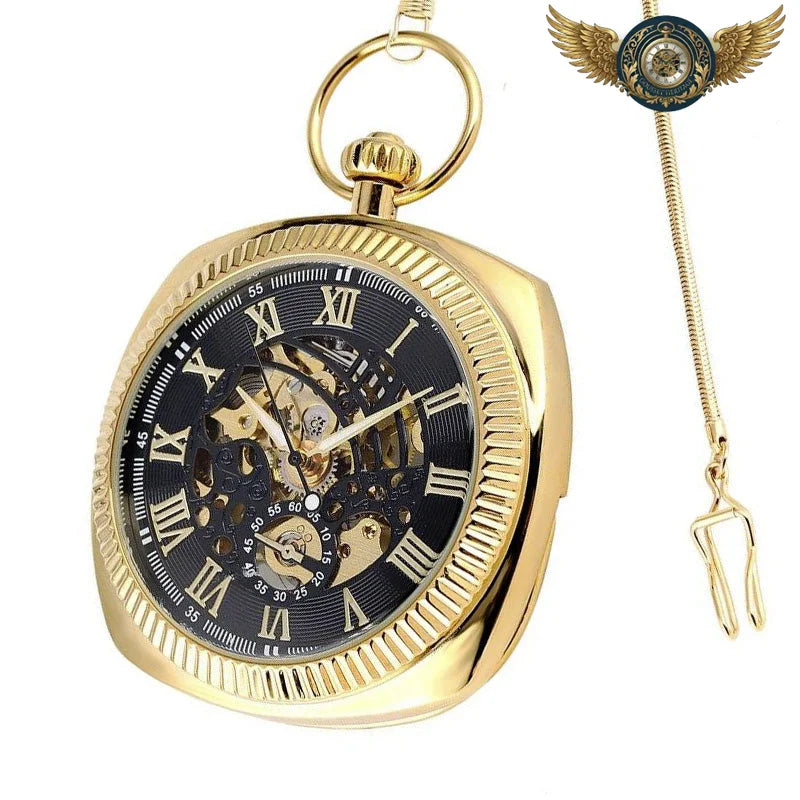 L'Architecte - Montre Gousset Mécanique Squelette 45mm - Vue 4 - Gousset-heritage