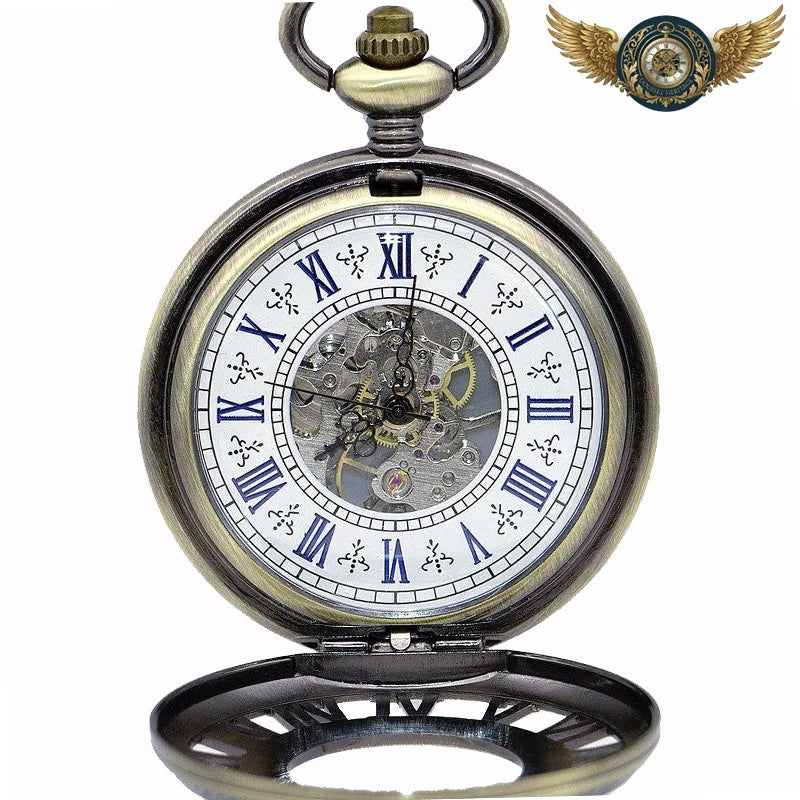 L'Architecte - Montre Gousset Mécanique Squelette Steampunk - Vue 4 - Gousset-heritage