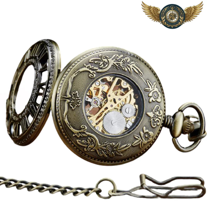 L'Architecte - Montre Gousset Mécanique Squelette Steampunk - Vue 9 - Gousset-heritage