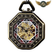 L'Architecte - Montre Gousset Octogonale Automatique Squelette - Gousset-heritage