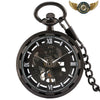 L'Architecte - Montre Gousset Squelette Mécanique Noir Gunmetal - Vue 1 - Gousset-heritage