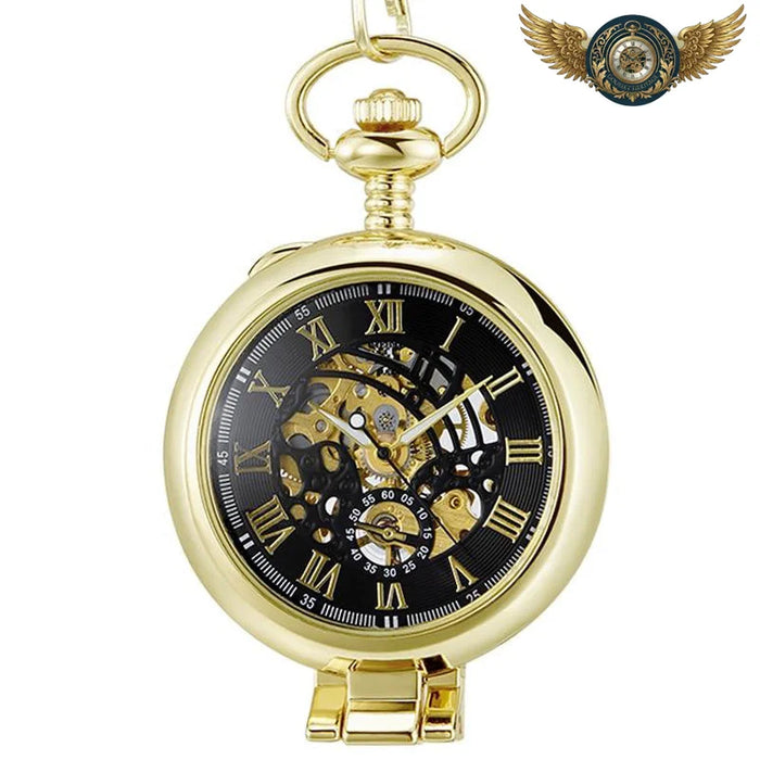 L'Architecte - Montre Gousset Squelette Mécanique Remontage Manuel - Or - Gousset-heritage