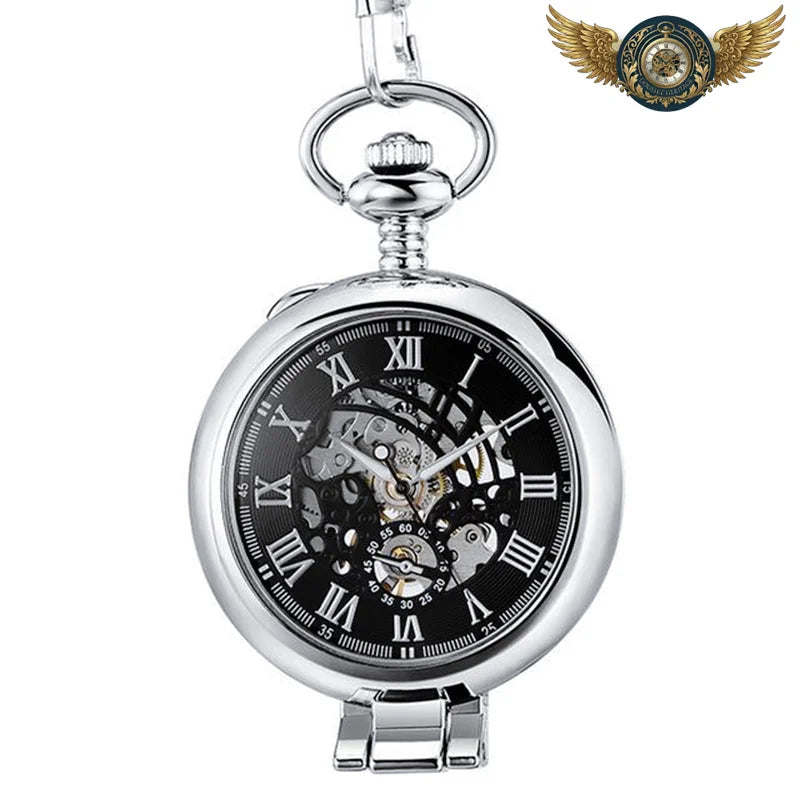L'Architecte - Montre Gousset Squelette Mécanique Remontage Manuel - Argent - Gousset-heritage
