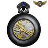 L'Architecte - Montre Gousset Steampunk Squelette Mécanique - Vue 3 - Gousset-heritage
