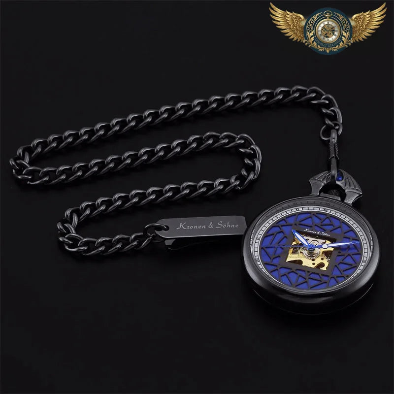 L'Architecte - Montre Gousset Steampunk Squelette Mécanique - Vue 6 - Gousset-heritage