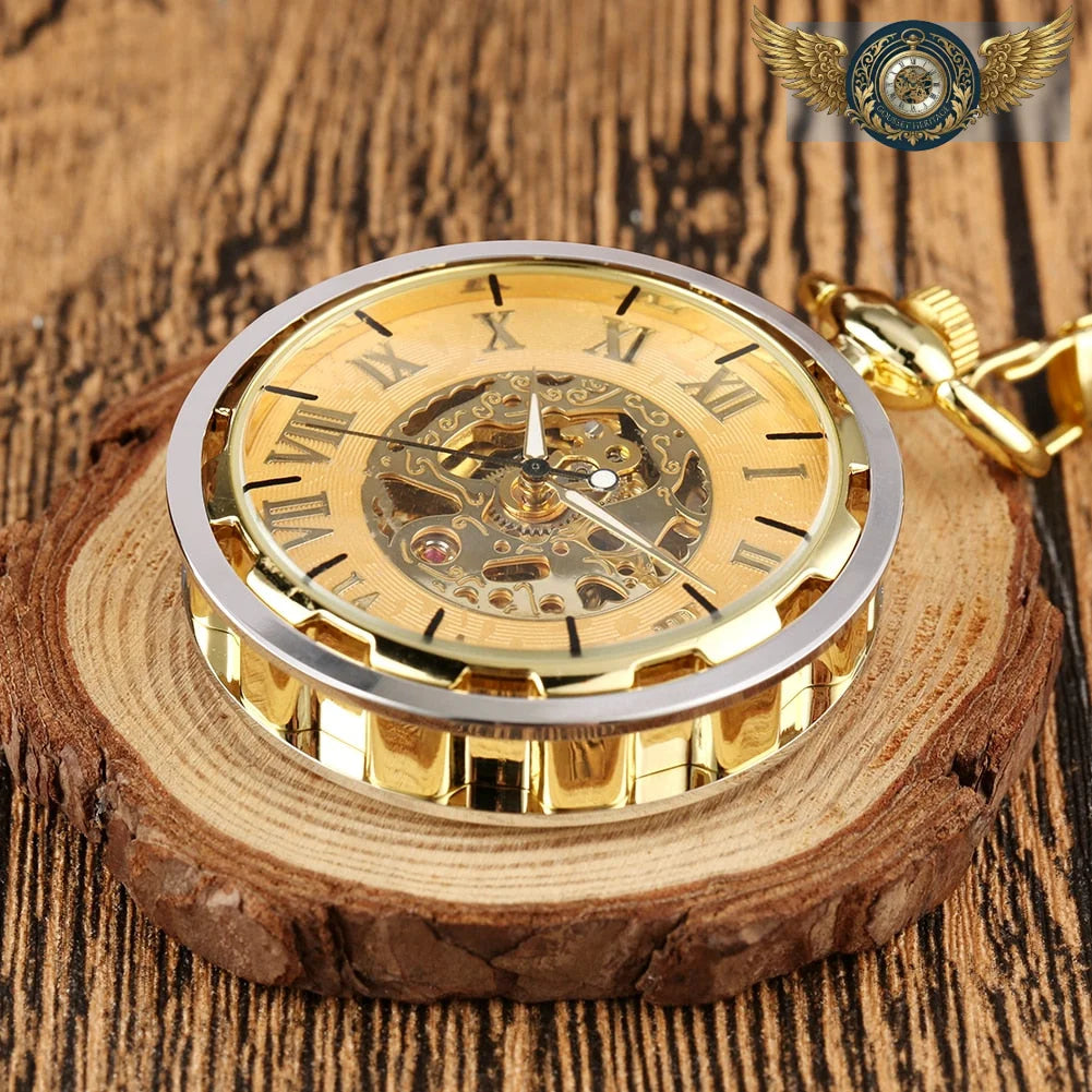 L'Architecte - Montre Squelette Bi-ton Remontage Manuel - Vue 2 - Gousset-heritage