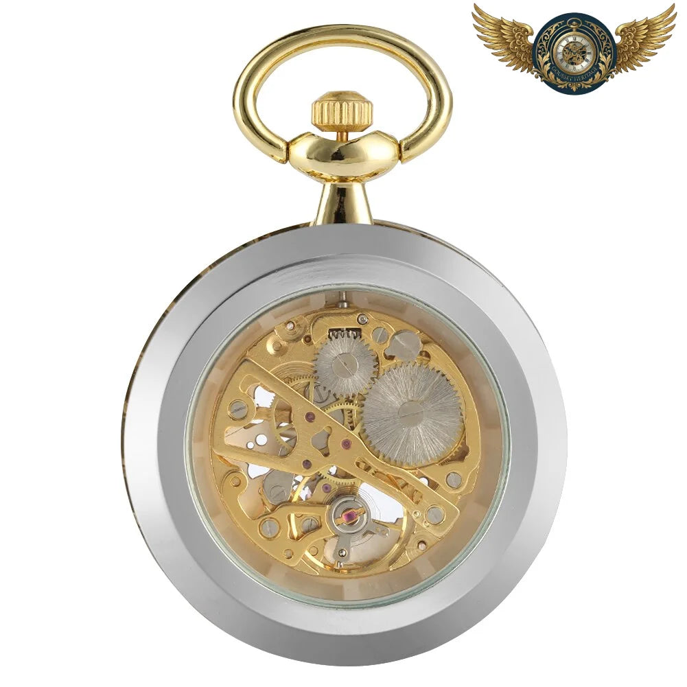 L'Architecte - Montre Squelette Bi-ton Remontage Manuel - Vue 3 - Gousset-heritage