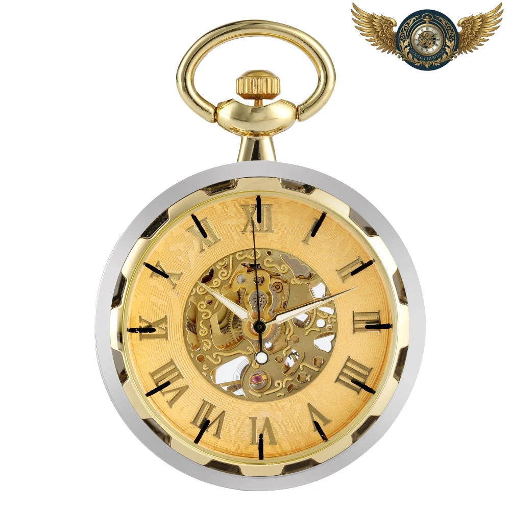 L'Architecte - Montre Squelette Bi-ton Remontage Manuel - Vue 4 - Gousset-heritage
