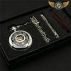 L'Architecte - Montre de Poche Mécanique Boîtier Chasseur Gravé - Set A - Gousset-heritage