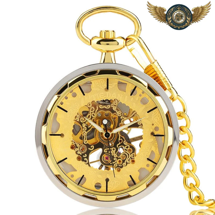 L'Architecte Bi-Ton - Montre Gousset Squelette Manuelle - Vue 1 - Gousset-heritage