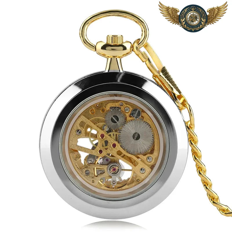 L'Architecte Bi-Ton - Montre Gousset Squelette Manuelle - Vue 4 - Gousset-heritage