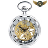 L'Architecte | Montre Gousset Squelette Mécanique Argent & Or - Vue 1 - Gousset-heritage