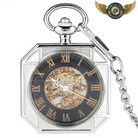 L'Architecte | Montre Gousset Squelette Octogonale Mécanique - modèle Argent - Gousset-heritage