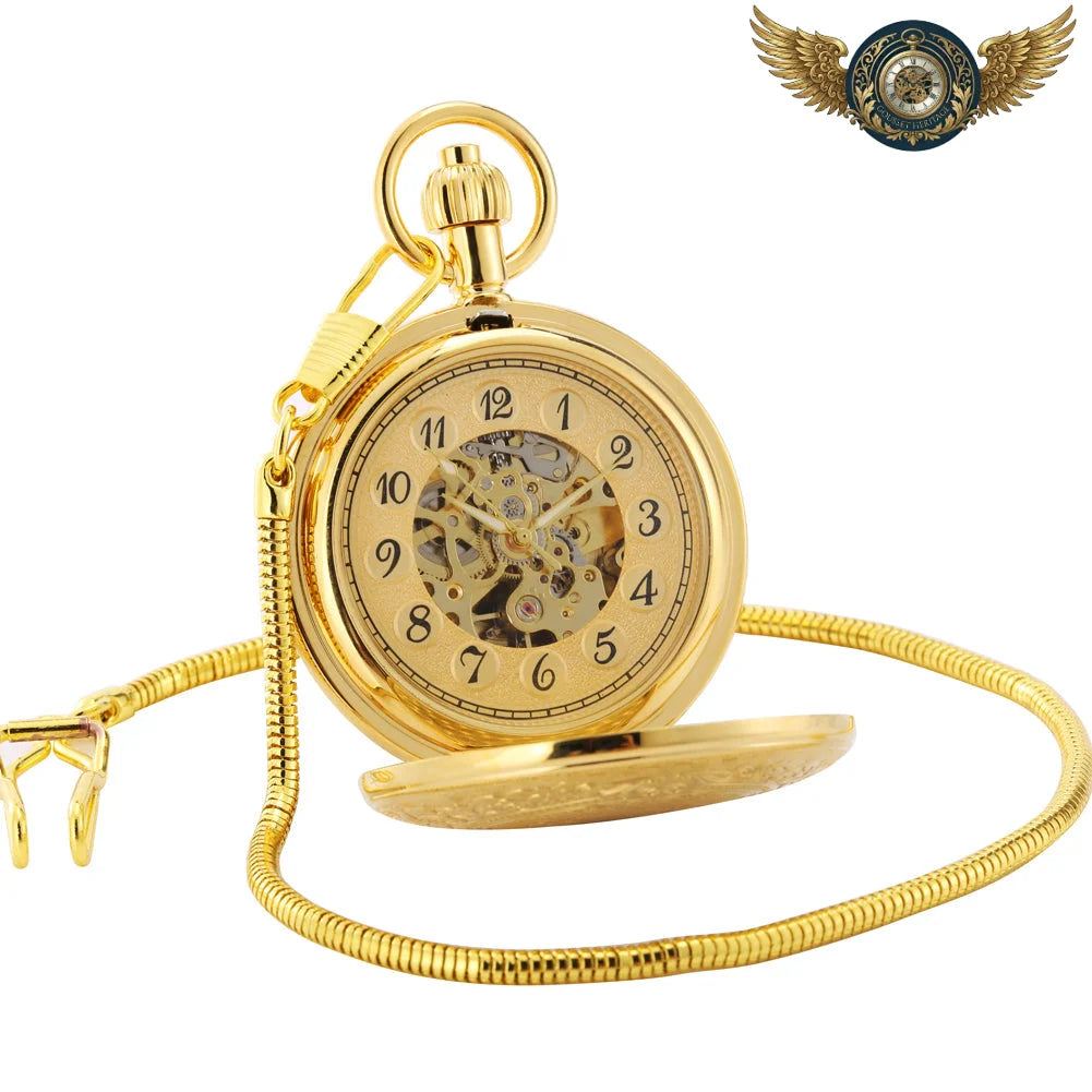 L'Architetto | Montre Gousset Full-Hunter Automatique Dorée - Vue 2 - Gousset-heritage