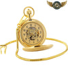 L'Architetto | Montre Gousset Full-Hunter Automatique Dorée - Vue 2 - Gousset-heritage