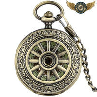 L'Archiviste – Montre Gousset Mécanique Bronze Chasseur Lumineux - Gousset-heritage