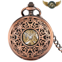 L'Archiviste | Montre Gousset Mécanique Cuivrée Squelettée - Gousset-heritage