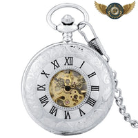 L'Archiviste | Montre Gousset Squelette Bronze Patiné Meca - modèle Argent - Gousset-heritage
