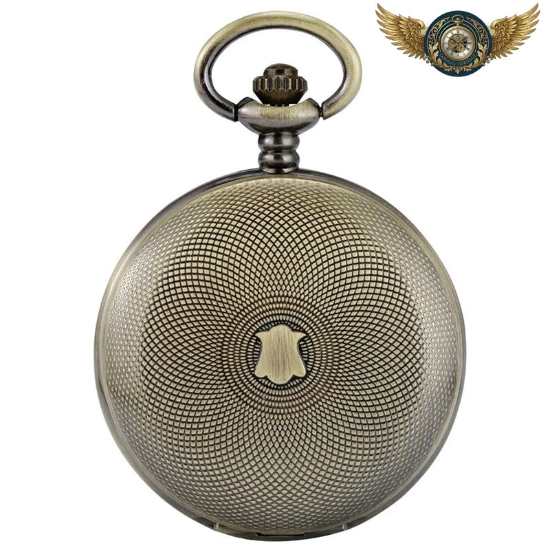 L'Archiviste | Montre Gousset Squelette Bronze Patiné Meca - Vue 9 - Gousset-heritage