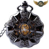 L'Archiviste – Montre de Poche Squelette Demi-Chasseur Gunmetal - Vue 1 - Gousset-heritage