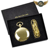 L'Aristocrate - Montre Double Chasseur Squelette Dorée - Vue 1 - Gousset-heritage