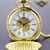 L'Aristocrate - Montre Double Chasseur Squelette Dorée - Vue 3 - Gousset-heritage