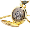 L'Aristocrate - Montre Gousset Automatique Squelette Dorée - Vue 2 - Gousset-heritage