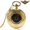 L'Aristocrate - Montre Gousset Automatique Squelette Dorée - Vue 6 - Gousset-heritage
