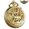 L'Aristocrate - Montre Gousset Cerf Gravé Néo-Victorien Quartz - Vue 3 - Gousset-heritage