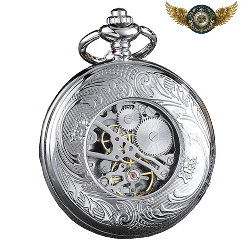 L'Aristocrate - Montre Gousset Cerf Gravé Néo-Victorien Quartz - Vue 5 - Gousset-heritage