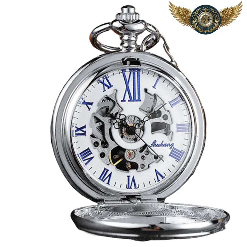 L'Aristocrate - Montre Gousset Cerf Gravé Néo-Victorien Quartz - Vue 6 - Gousset-heritage