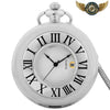 L'Aristocrate - Montre Gousset Chasseur Quartz Chiffres Romains - Argent - Gousset-heritage